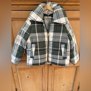 Barbour Germaine Tartan Quilted Puffer Jacket